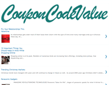 Tablet Screenshot of couponcodevalue.com